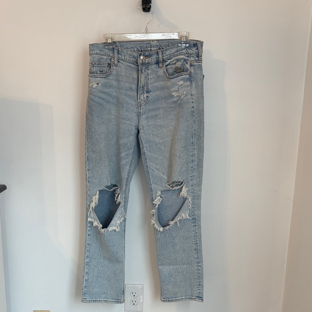 American Eagle Outfitters Light Wash Denim